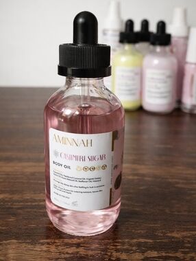 AMINNAH Cashmere Sugar Pink Body Oil - Nourishing Skin Oil